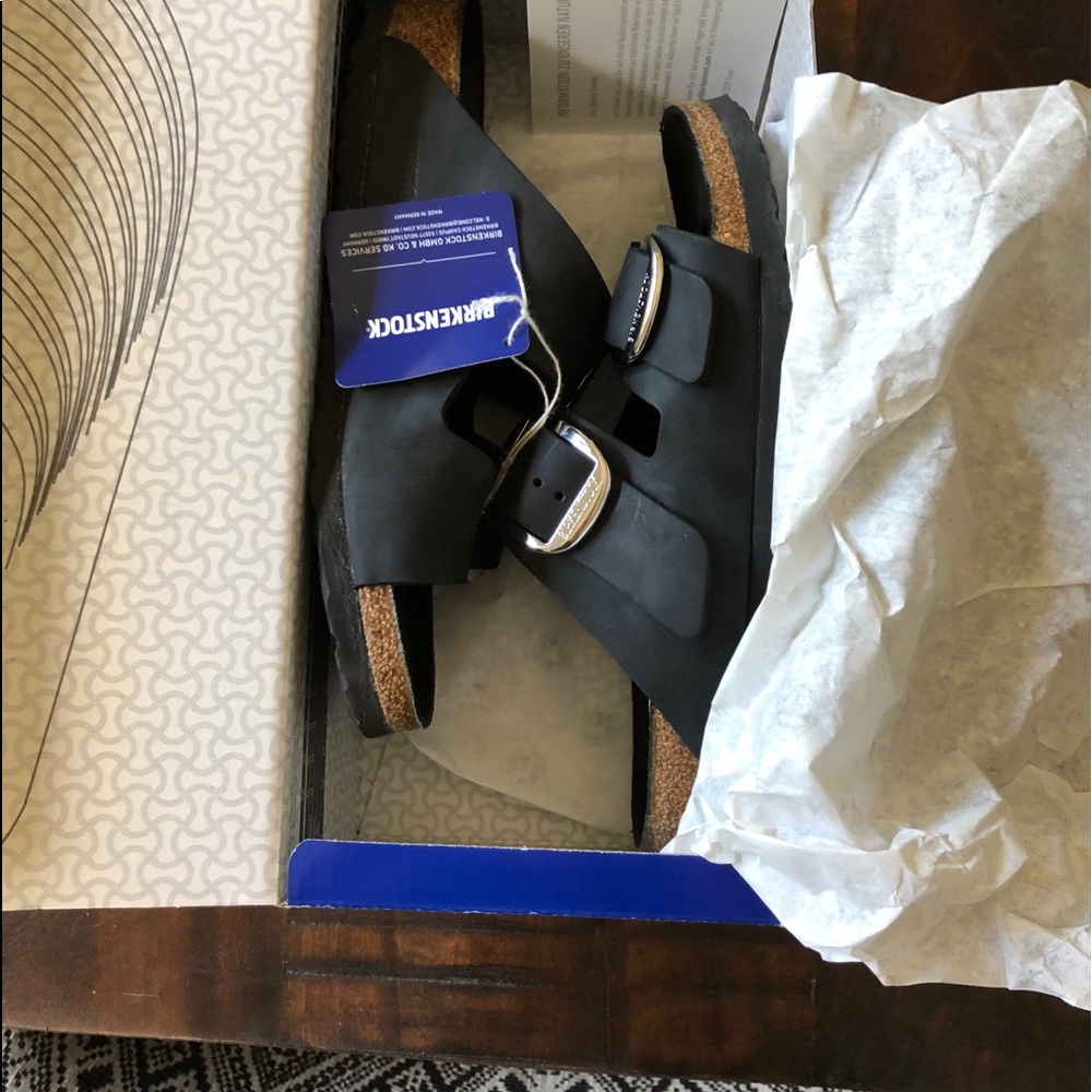 Birkenstock Big Buckle Two Strap Sandals